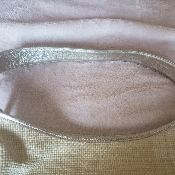 Bodhi straw and leather shoulder bag - Picture 5 of 7